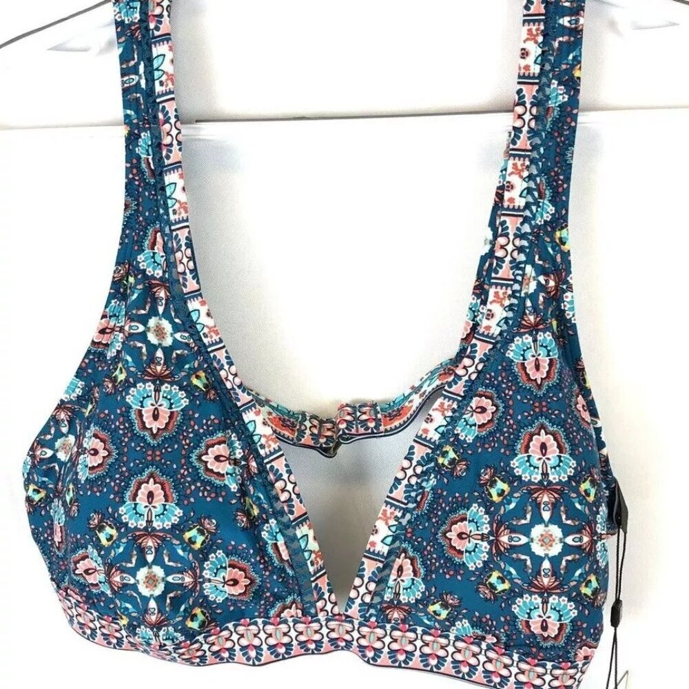 LAUNDRY BY SHELLI SEGAL, Women's Butterfly Twin Bikini Top XL